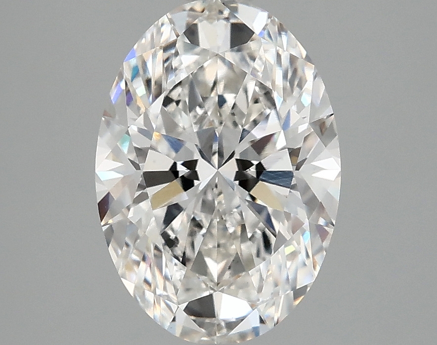 2.57 carat oval lab-grown diamond