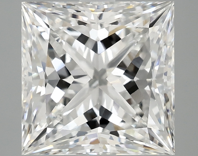 4.05ct Princess F VVS2 IGI-certified lab-grown diamond