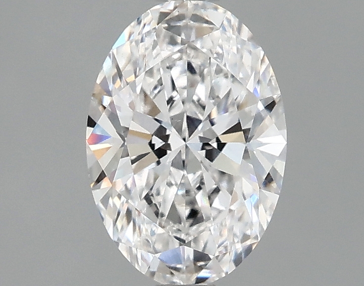 1.36 carat oval lab-grown diamond