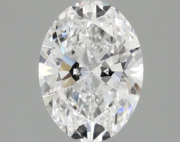 1.36 carat oval lab-grown diamond