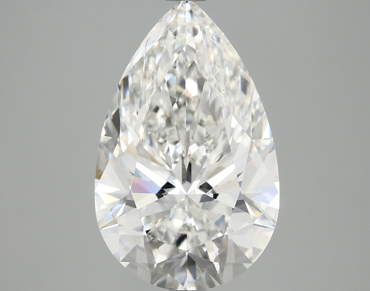 4.09ct Pear F VVS2 Lab-Grown Diamond