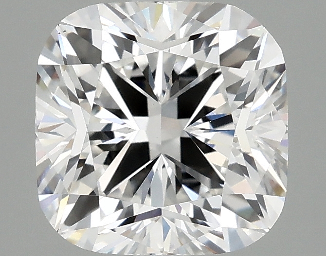 2.45 carat cushion lab-grown diamond