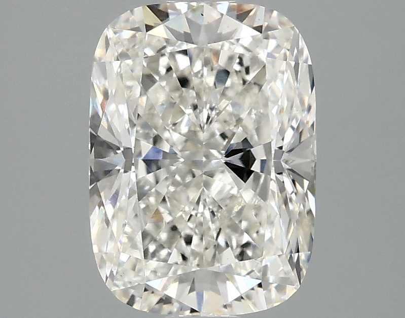 2.06 carat cushion lab-grown diamond