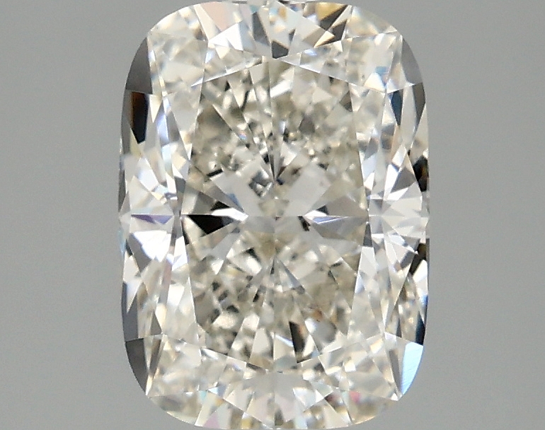 2.10 carat cushion lab-grown diamond