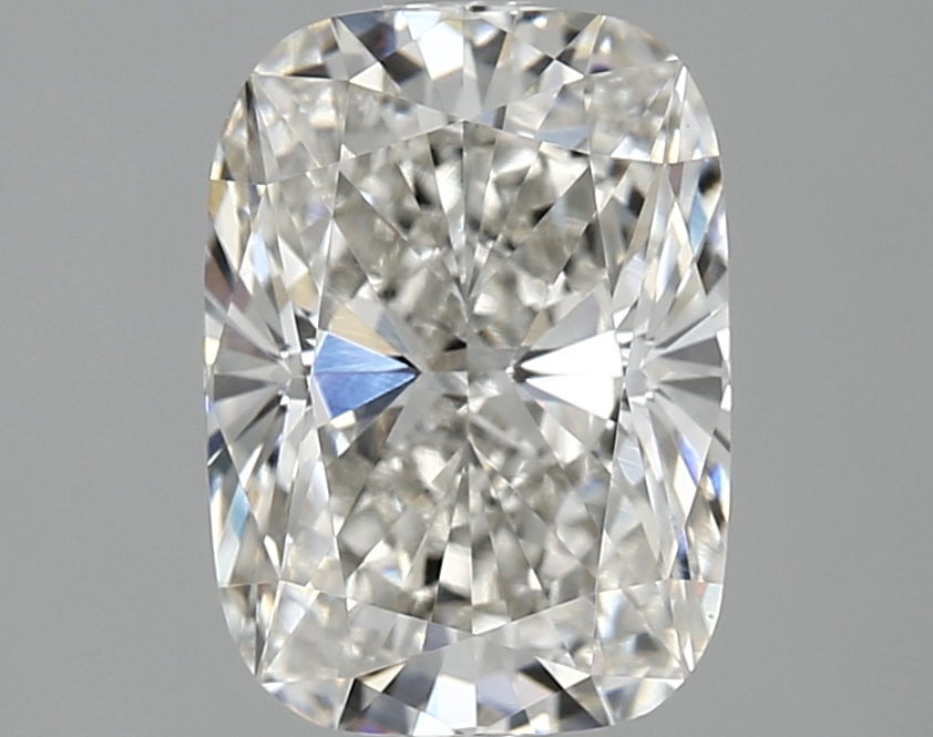 2.10 carat cushion lab-grown diamond