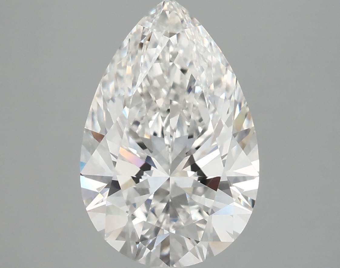 4.1ct Pear F VVS2 Lab-Grown Diamond