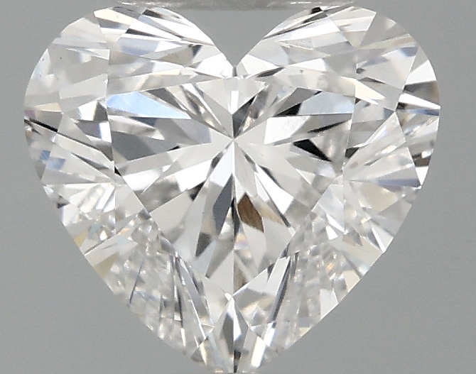 0.97 carat heart lab-grown diamond