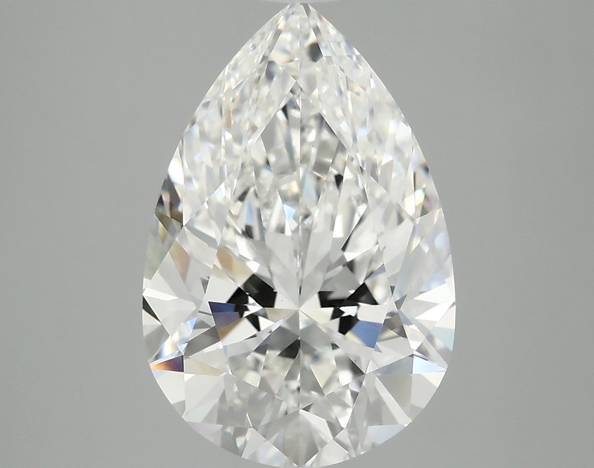 4.1ct Pear F VVS2 Lab-Grown Diamond