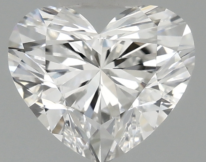 0.97 carat heart lab-grown diamond