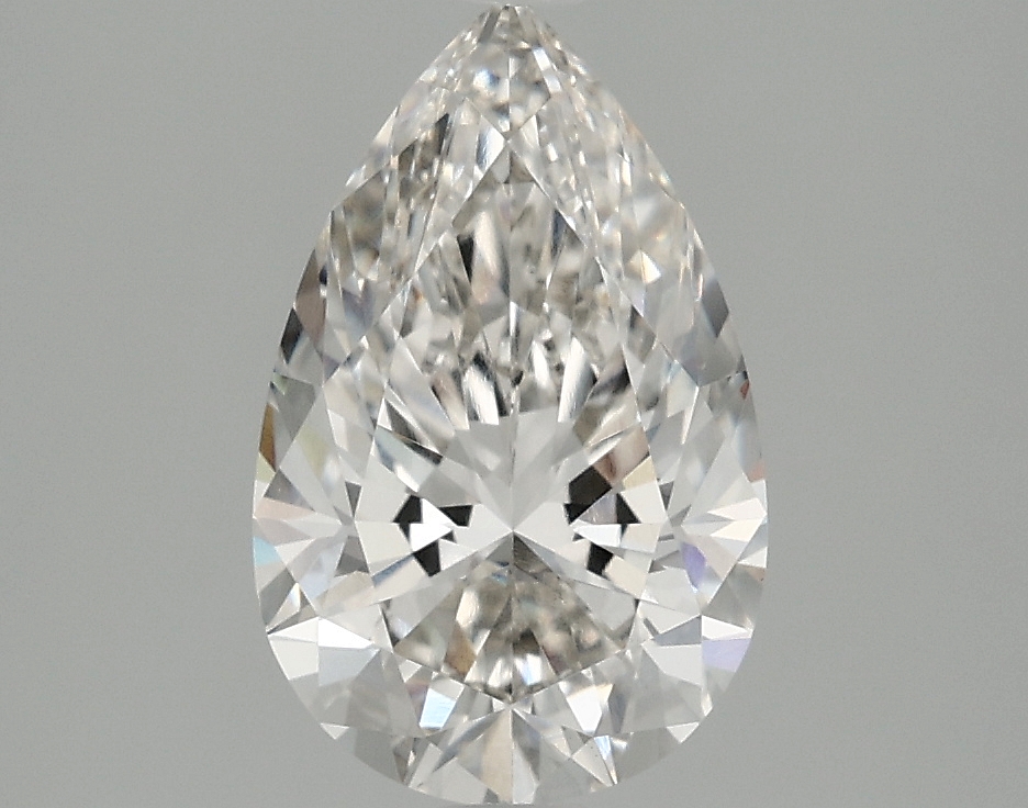 2.10 carat pear lab-grown diamond