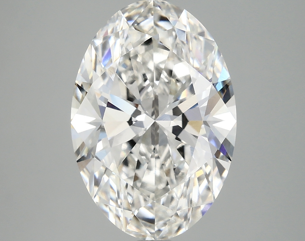 4.1ct Oval F VVS2 Lab-Grown Diamond