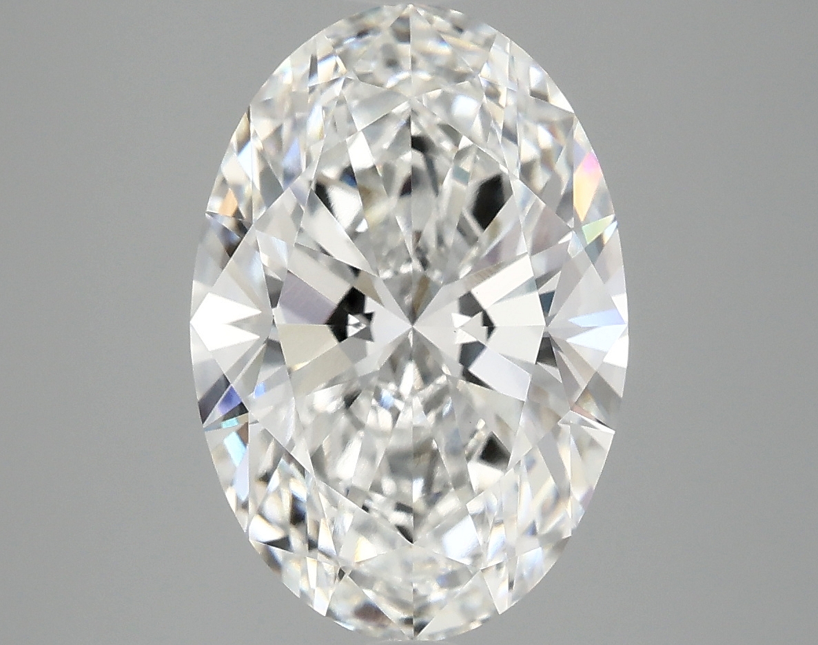 4.1ct Oval F VVS2 Lab-Grown Diamond