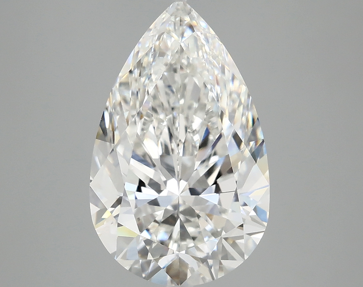 4.09ct Pear F VVS2 Lab-Grown Diamond