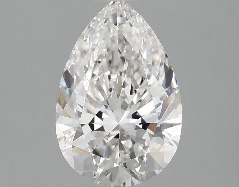 1.37 carat pear lab-grown diamond