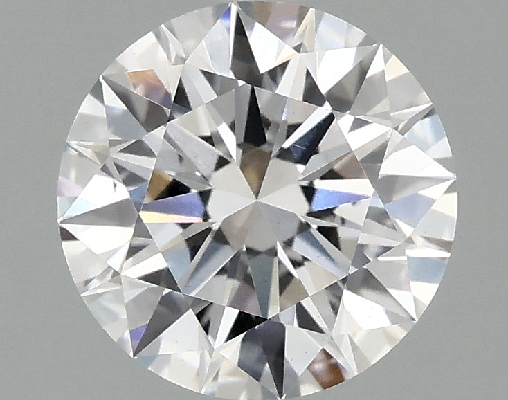 1.43 carat round lab-grown diamond