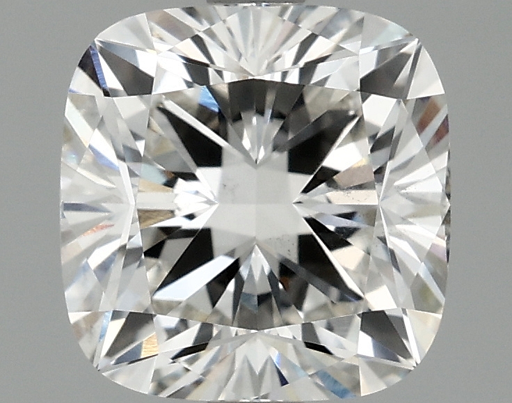 2.04 carat cushion lab-grown diamond