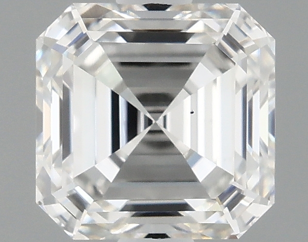 1.04 carat asscher lab-grown diamond