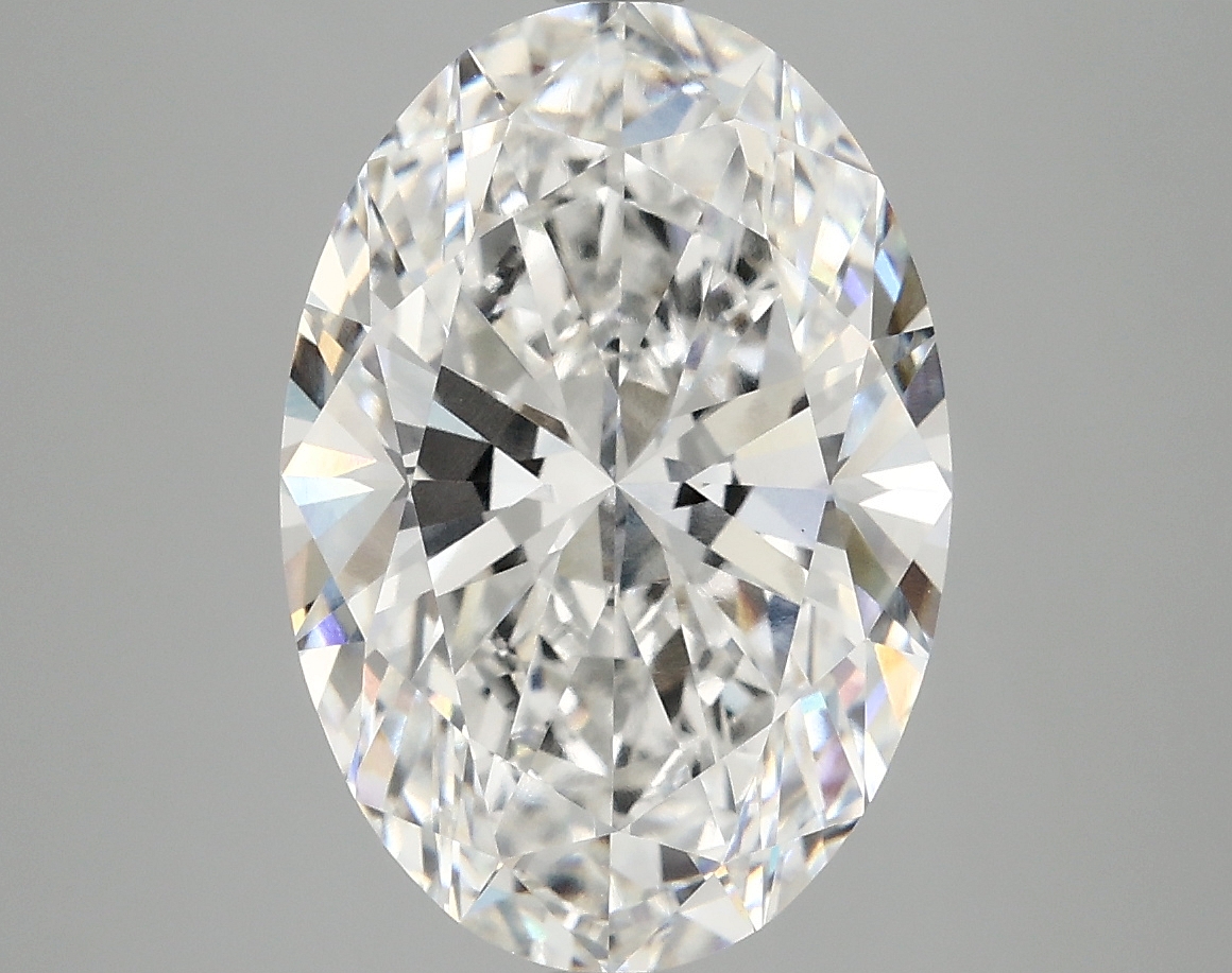 5.1ct Oval F VVS2 Lab-Grown Diamond