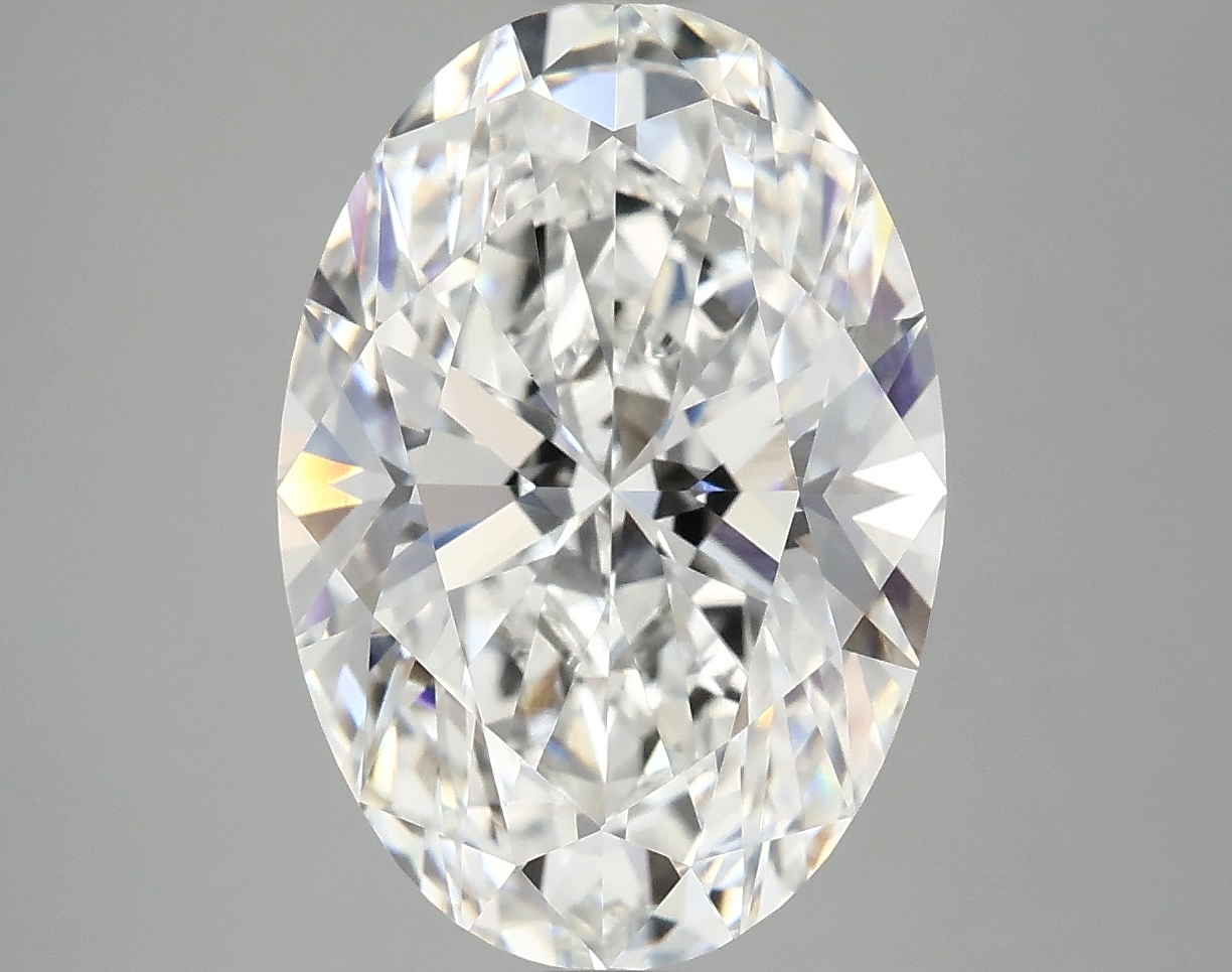 5.1ct Oval F VVS2 Lab-Grown Diamond