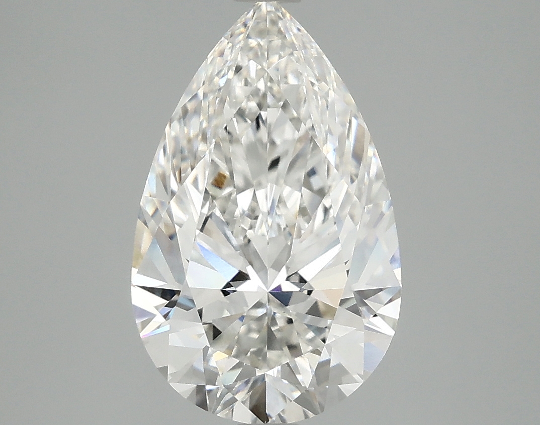 3.09ct Pear F VVS2 IGI-certified lab-grown diamond