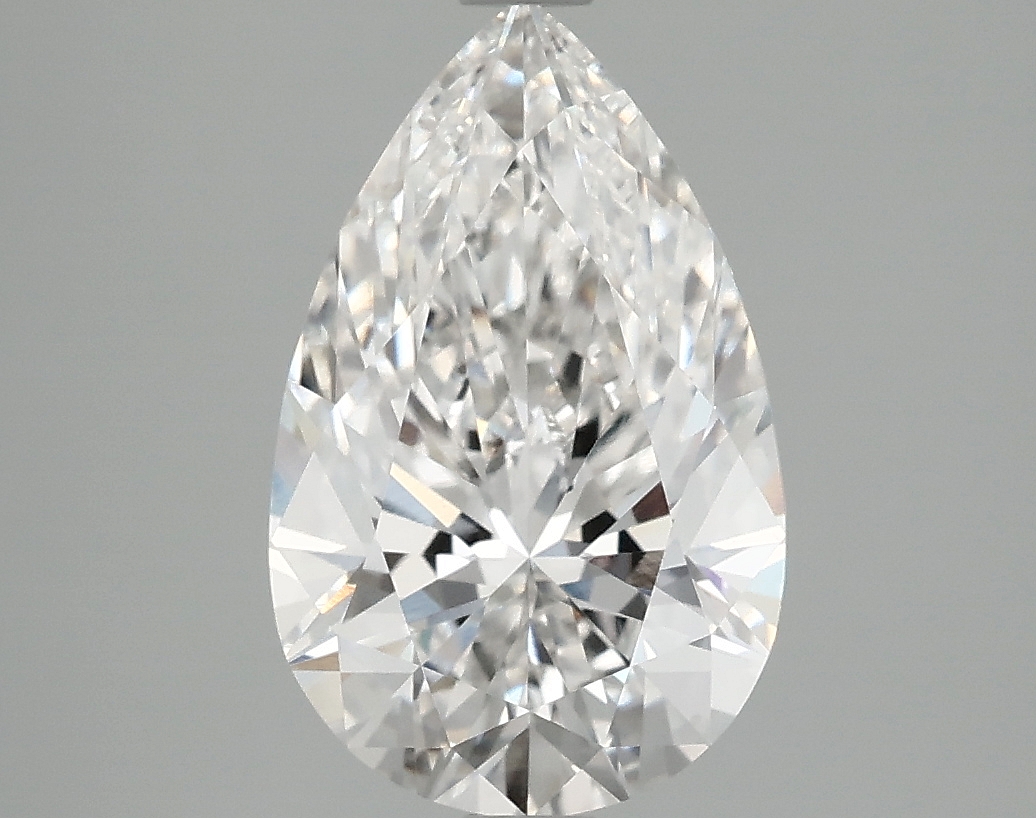 3.09ct Pear F VVS2 IGI-certified lab-grown diamond