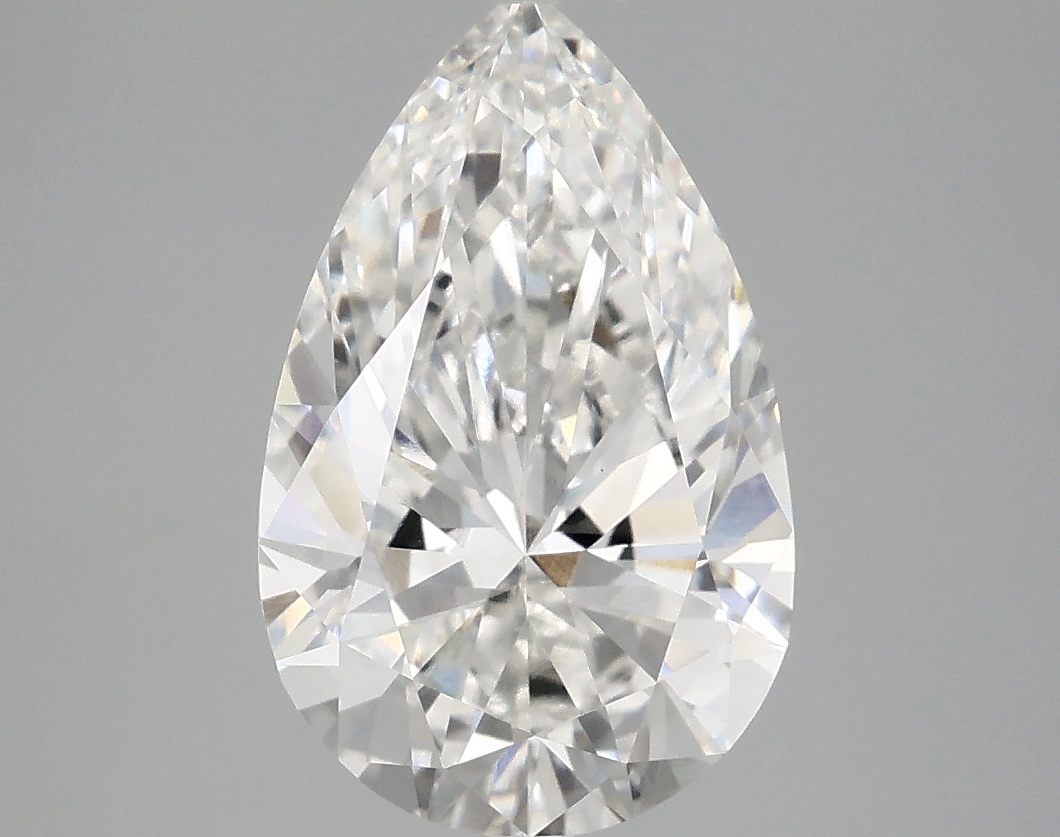 3.08ct Pear F VVS2 Lab-Grown Diamond