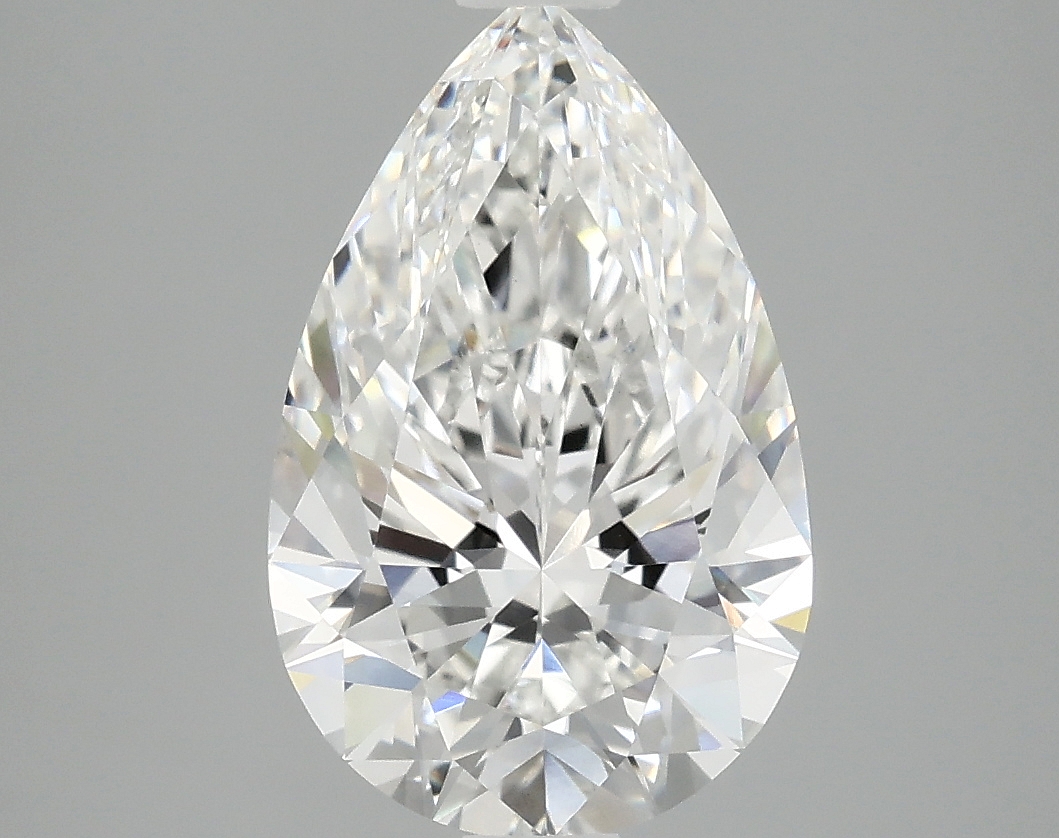 3.08ct Pear F VVS2 IGI-certified lab-grown diamond