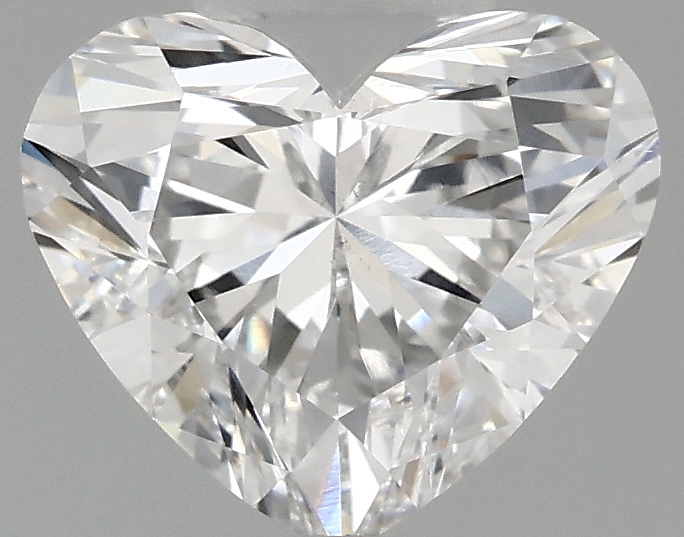 0.98 carat heart lab-grown diamond