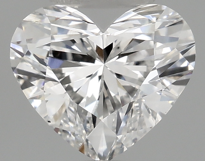 0.98 carat heart lab-grown diamond