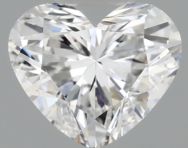 0.97 carat heart lab-grown diamond