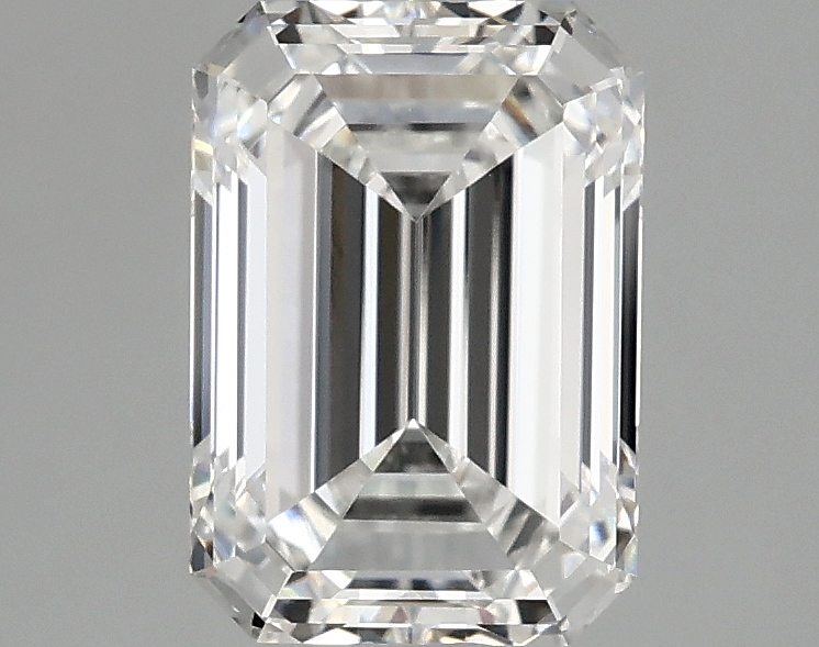 2.05ct Emerald F VVS1 IGI-certified lab-grown diamond
