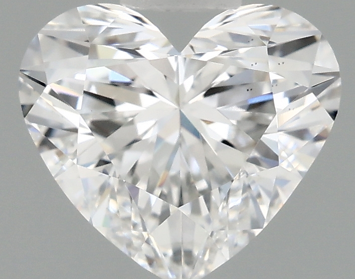 0.98 carat heart lab-grown diamond