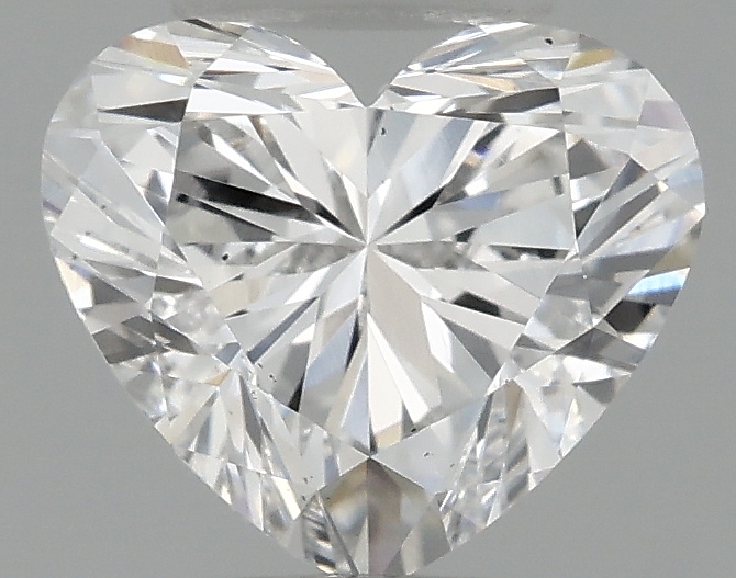 0.97 carat heart lab-grown diamond