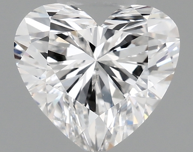 0.97 carat heart lab-grown diamond