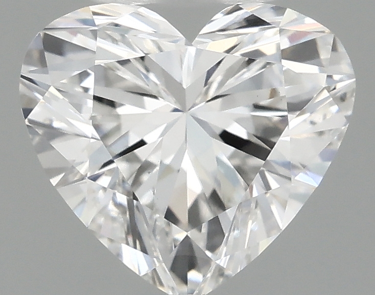 0.98 carat heart lab-grown diamond