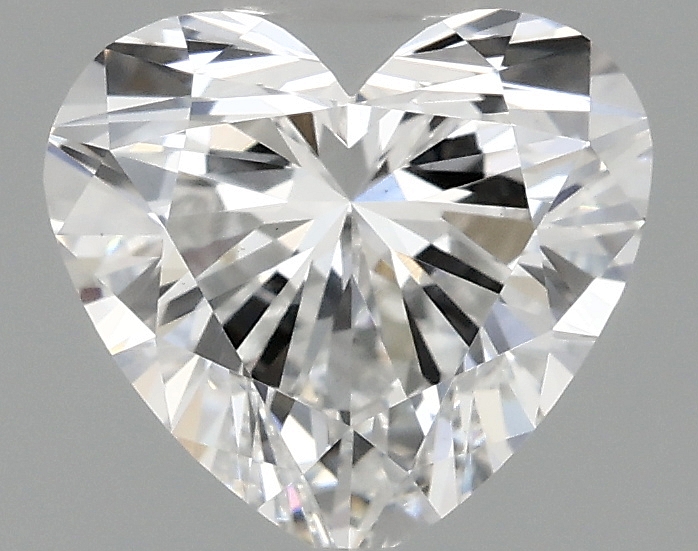 0.98 carat heart lab-grown diamond