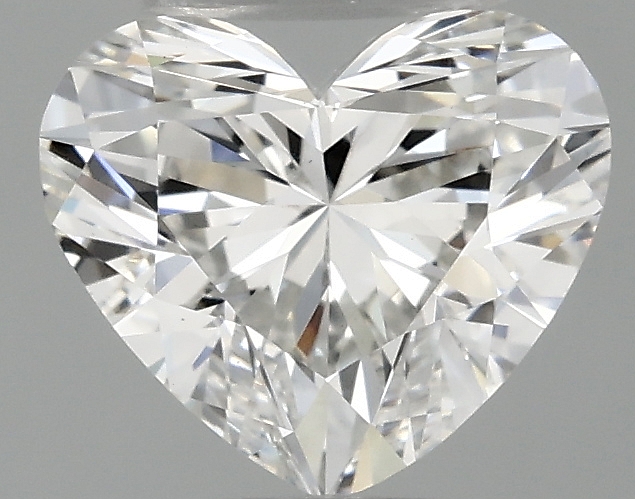 0.98 carat heart lab-grown diamond