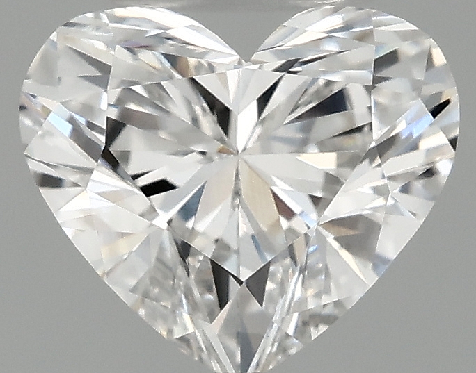 0.98 carat heart lab-grown diamond
