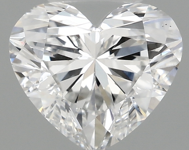 0.98 carat heart lab-grown diamond