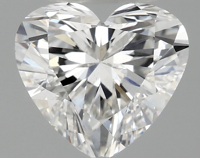 0.98 carat heart lab-grown diamond