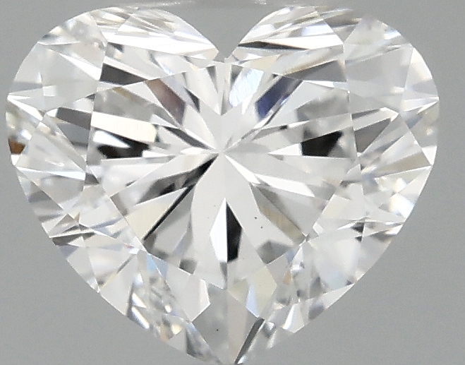 0.97 carat heart lab-grown diamond