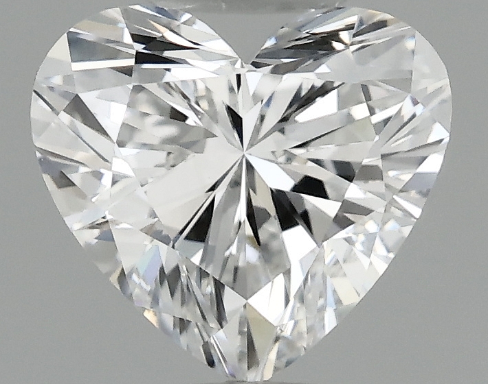 0.97 carat heart lab-grown diamond