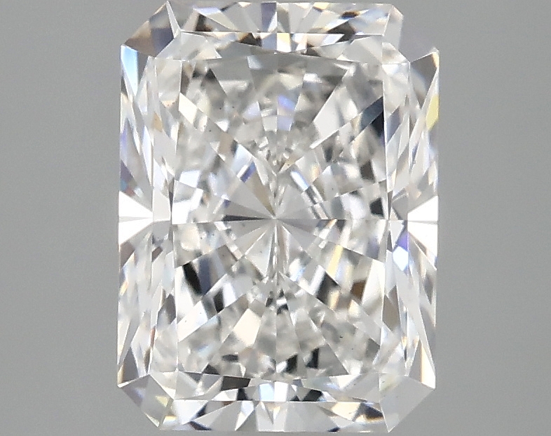 2.46 carat radiant lab-grown diamond