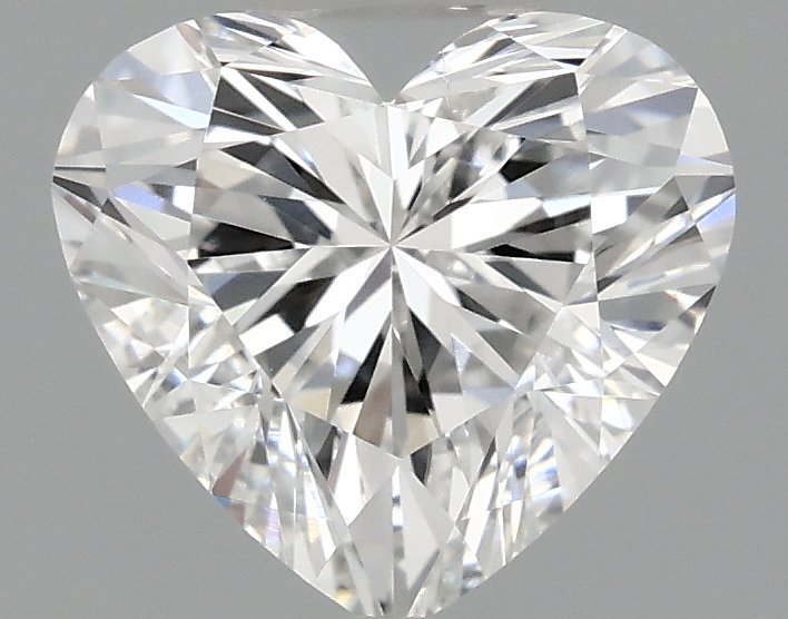 0.97 carat heart lab-grown diamond
