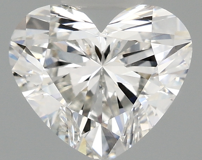0.97 carat heart lab-grown diamond