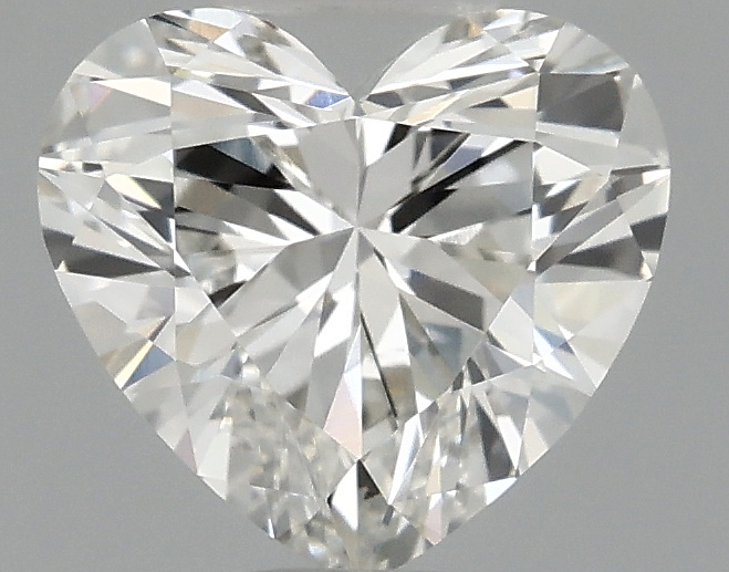 0.98 carat heart lab-grown diamond