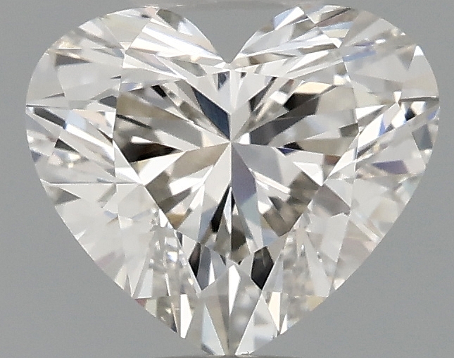 0.98 carat heart lab-grown diamond