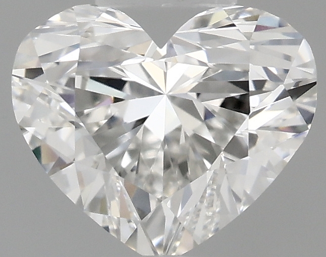 0.97 carat heart lab-grown diamond