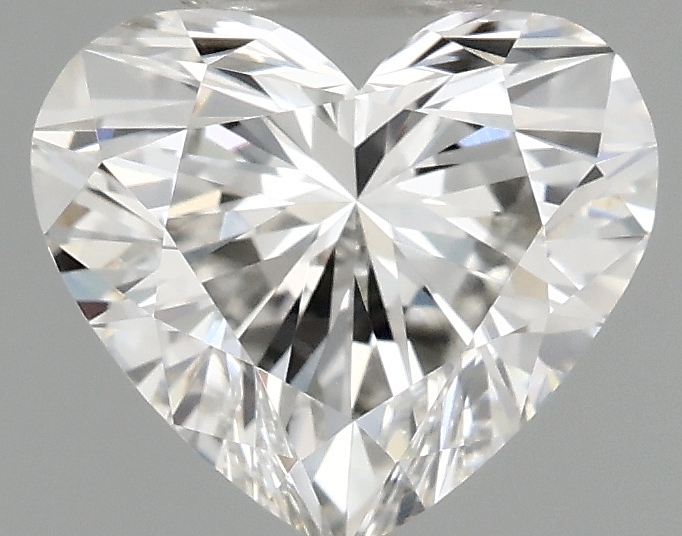 0.98 carat heart lab-grown diamond