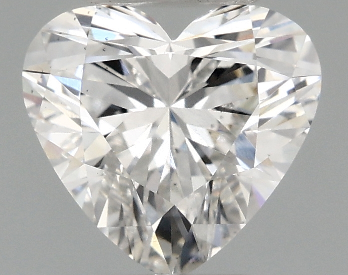 0.97 carat heart lab-grown diamond